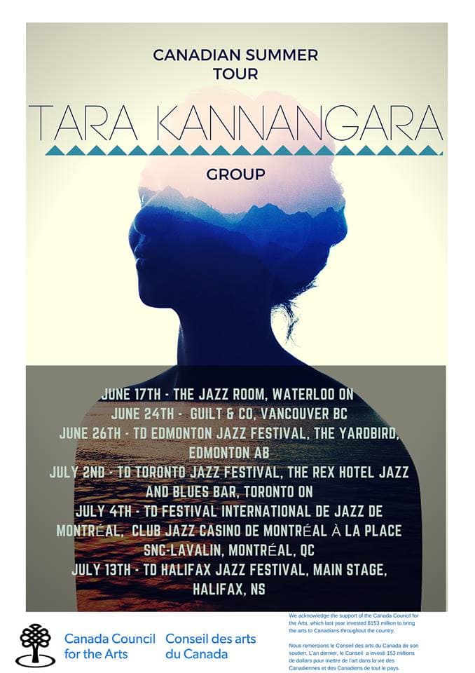 Tara Kannangara – Canadian Jazz Festival Tour