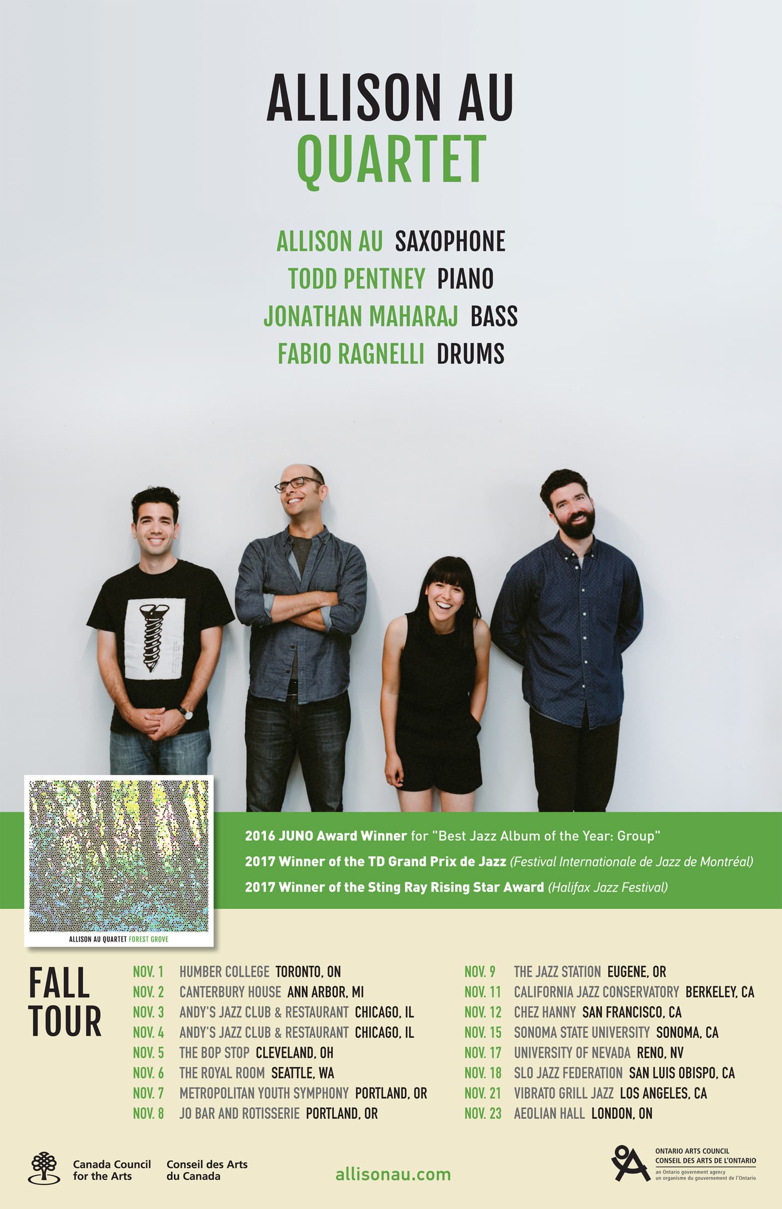 Allison Au // Fall Tour 2017