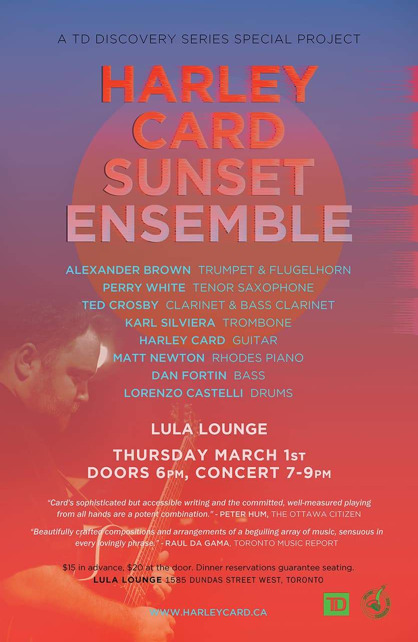 Harley Card Sunset Ensemble