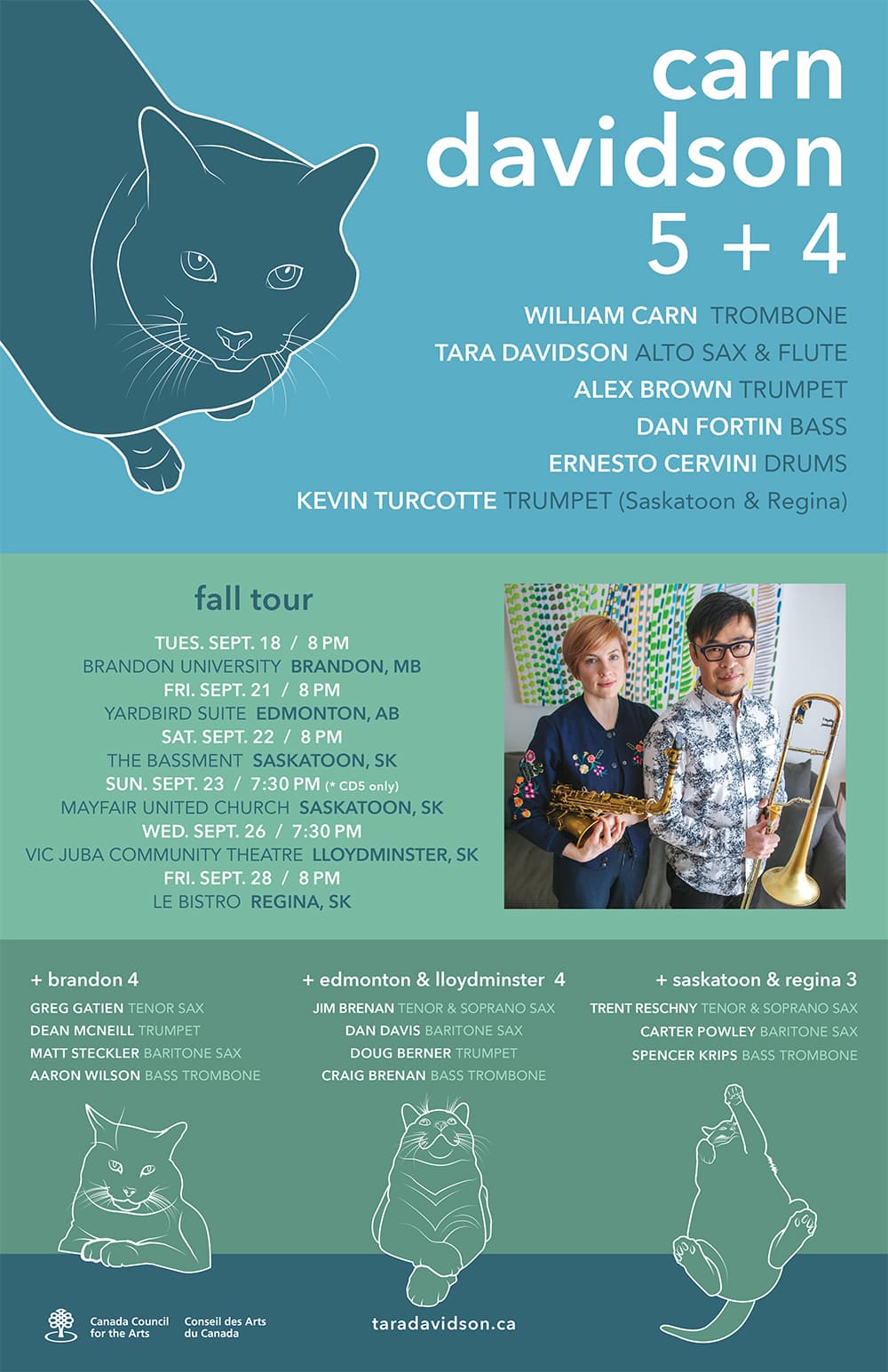 Carn Davidson 5+4 Fall Tour