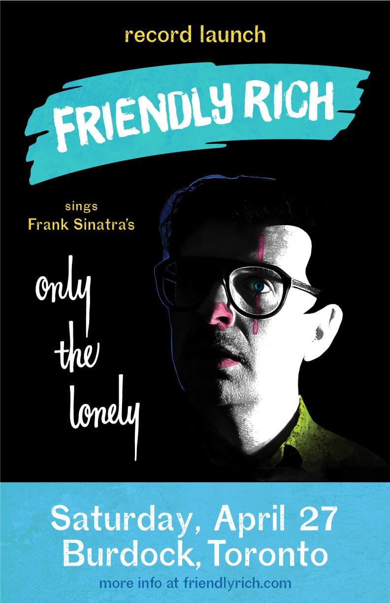 Friendly Rich Sings Frank Sinatra’s ‘Only The Lonely’ – Record Launch!