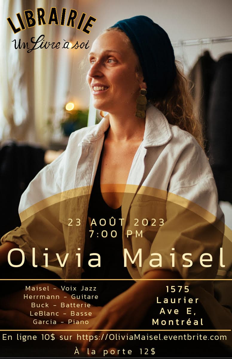 Olivia Maisel @ Librarie: un livre à soi