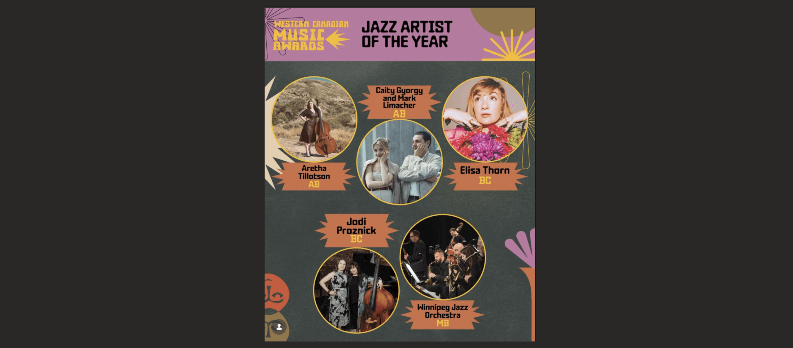 2026 Western Canadian Music Awards: 2 Orange Grove Clients Nominated!